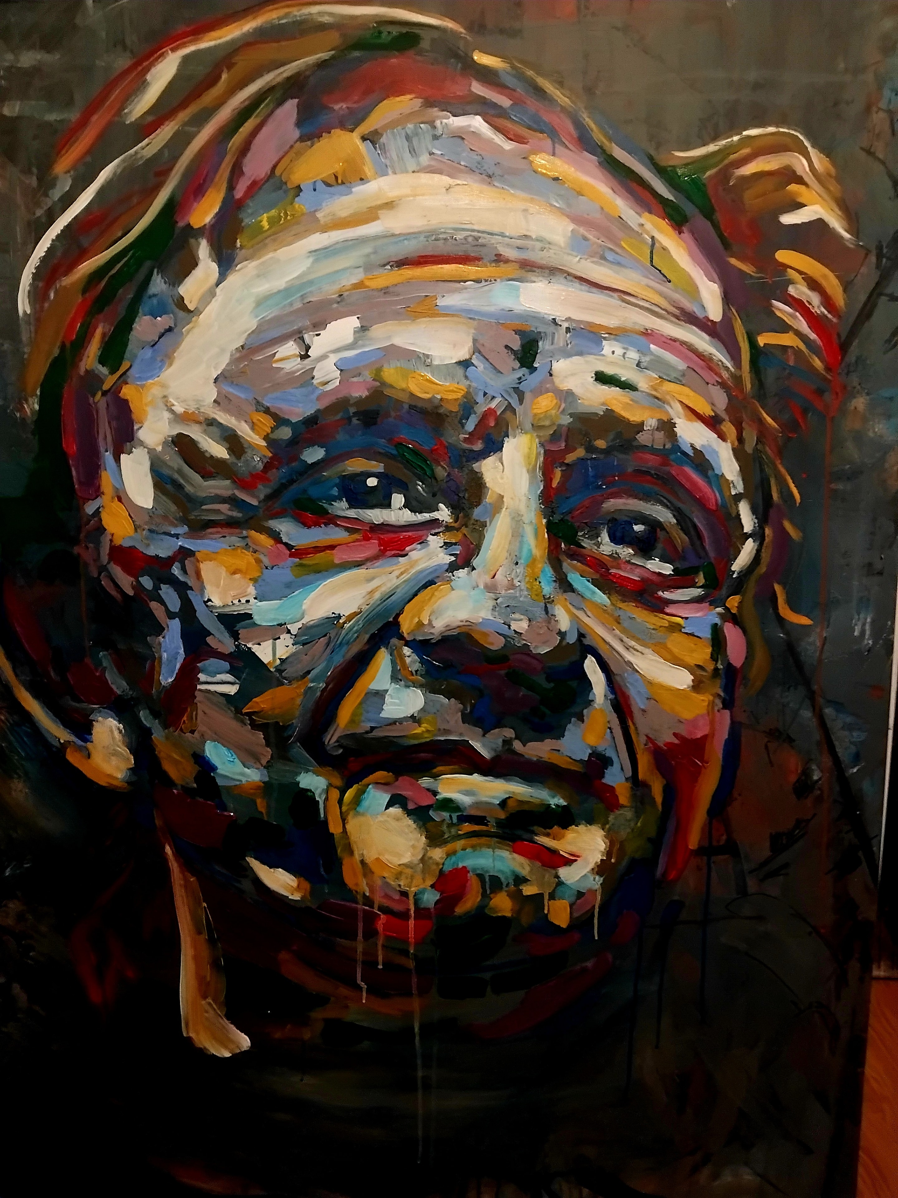 Johnny Cash, Acrylic on Canvas